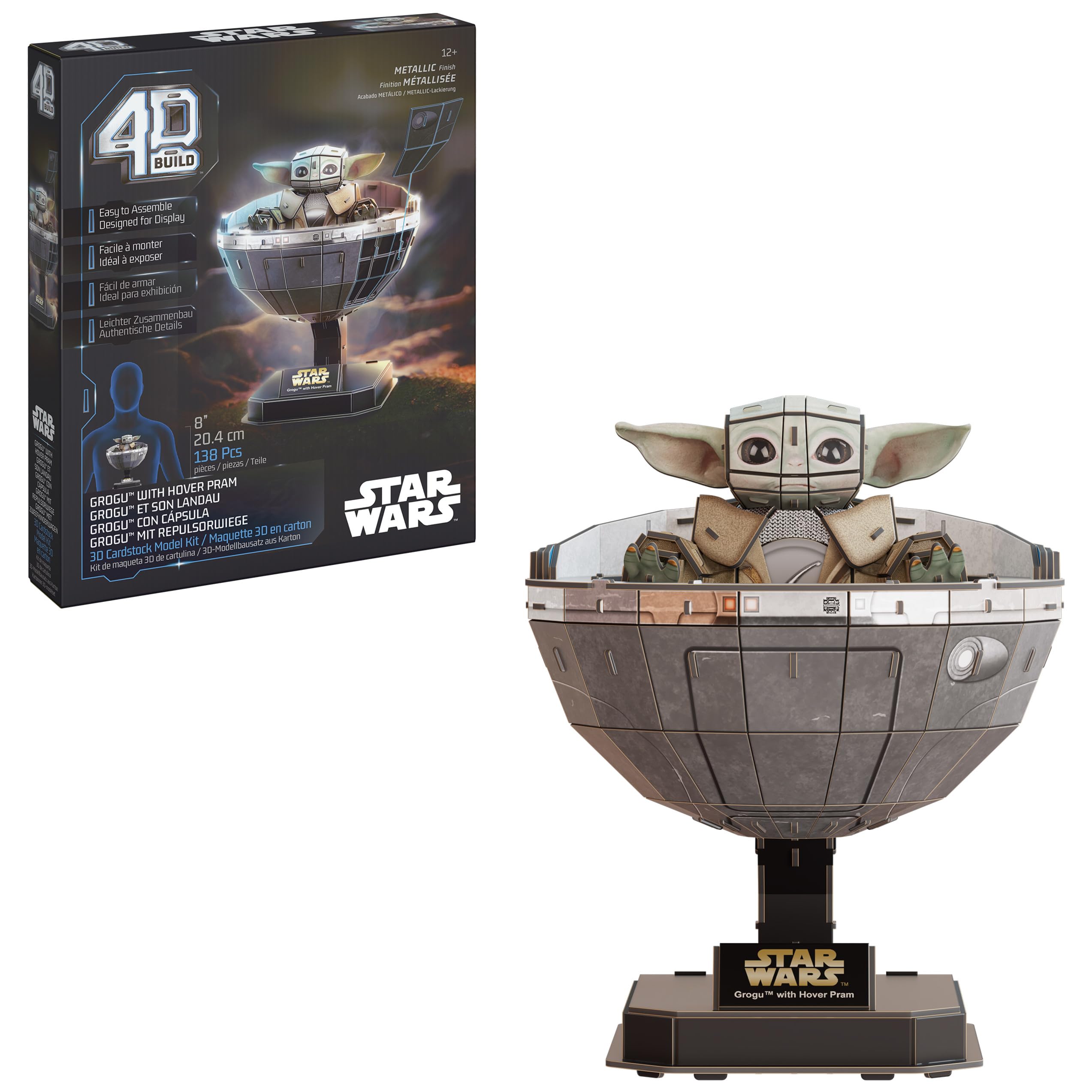 Amazon.com: 4D Build Star Wars Grogu in Carrier 3D Puzzle Model